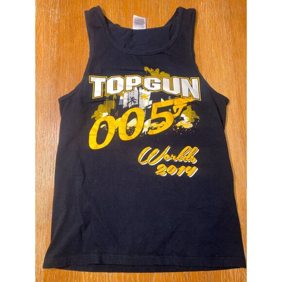 Topgun 005 Worlds 2014 Black Tank Top Mens Size Small - Picture 1 of 3